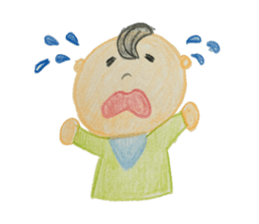 sticker written in colored pencil2 sticker #11519801