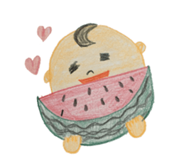 sticker written in colored pencil2 sticker #11519803