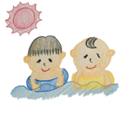 sticker written in colored pencil2 sticker #11519804