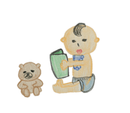 sticker written in colored pencil2 sticker #11519809