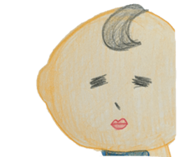 sticker written in colored pencil2 sticker #11519811