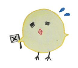 sticker written in colored pencil2 sticker #11519814