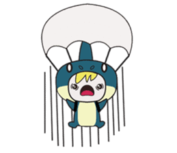 Fin the Shark Boy sticker #11519991