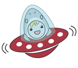 Fin the Shark Boy sticker #11519998