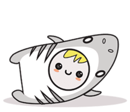 Fin the Shark Boy sticker #11520004