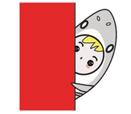 Fin the Shark Boy sticker #11520012