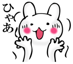 I answer with exaggerated rabbit. sticker #11520544