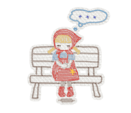 Stitch Girl sticker #11520785