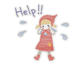 Stitch Girl sticker #11520801