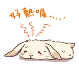 Long Furry Bunny and Short Furry Bunny sticker #11521017