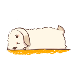 Long Furry Bunny and Short Furry Bunny sticker #11521024
