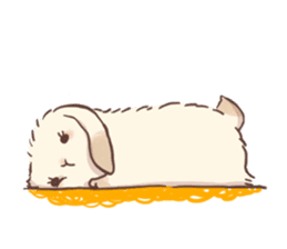 Long Furry Bunny and Short Furry Bunny sticker #11521024
