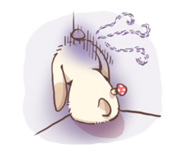 Long Furry Bunny and Short Furry Bunny sticker #11521028
