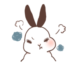 Long Furry Bunny and Short Furry Bunny sticker #11521031