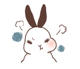 Long Furry Bunny and Short Furry Bunny sticker #11521031