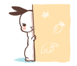 Long Furry Bunny and Short Furry Bunny sticker #11521033