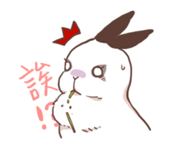 Long Furry Bunny and Short Furry Bunny sticker #11521035