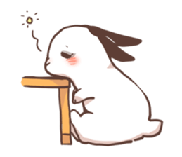 Long Furry Bunny and Short Furry Bunny sticker #11521037