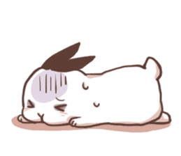 Long Furry Bunny and Short Furry Bunny sticker #11521038