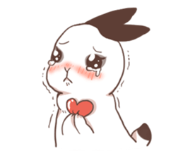 Long Furry Bunny and Short Furry Bunny sticker #11521039