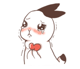 Long Furry Bunny and Short Furry Bunny sticker #11521039