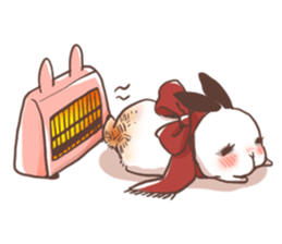 Long Furry Bunny and Short Furry Bunny sticker #11521042
