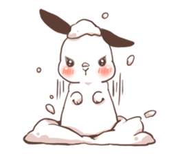 Long Furry Bunny and Short Furry Bunny sticker #11521043