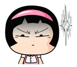 Aromi adorable little girl 2. sticker #11521100