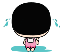 Aromi adorable little girl 2. sticker #11521107