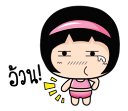 Aromi adorable little girl 2. sticker #11521135