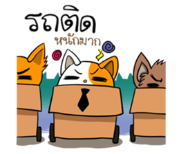 Playful cat. sticker #11521262