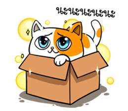 Playful cat. sticker #11521272