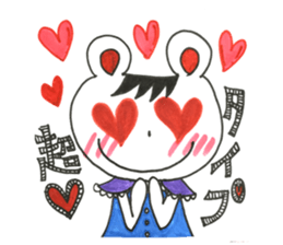 hair hair animals sticker #11521720