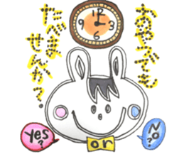 hair hair animals sticker #11521730