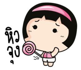 Aromi adorable little girl. sticker #11521959