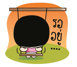 Aromi adorable little girl. sticker #11521962