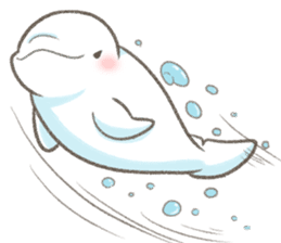 Shiro-tan: the Mild Beluga 2 sticker #11522304