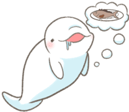 Shiro-tan: the Mild Beluga 2 sticker #11522308