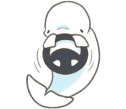 Shiro-tan: the Mild Beluga 2 sticker #11522315