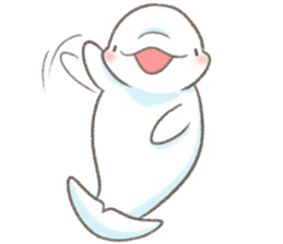 Shiro-tan: the Mild Beluga 2 sticker #11522322