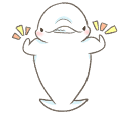 Shiro-tan: the Mild Beluga 2 sticker #11522334