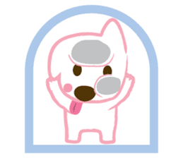 Nicky Happy Dog sticker #11522860