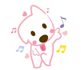 Nicky Happy Dog sticker #11522876