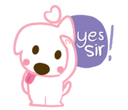 Nicky Happy Dog sticker #11522881