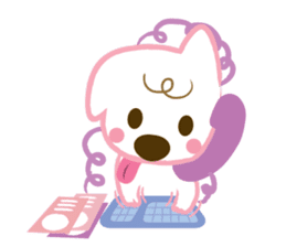 Nicky Happy Dog sticker #11522889