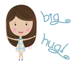 Sweet couple with a cute stickers. sticker #11523096