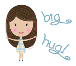 Sweet couple with a cute stickers. sticker #11523096