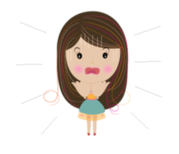 Sweet couple with a cute stickers. sticker #11523103