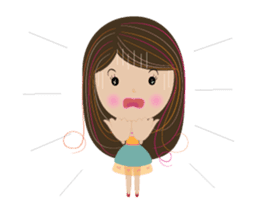 Sweet couple with a cute stickers. sticker #11523103