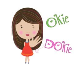 Sweet couple with a cute stickers. sticker #11523104